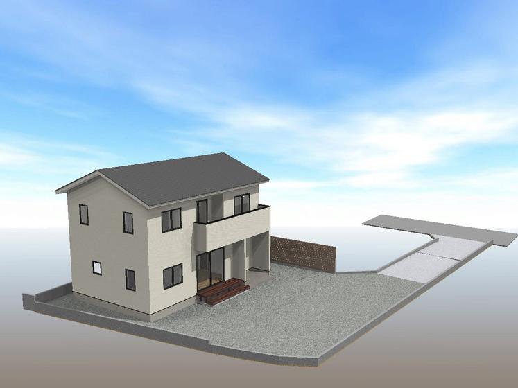土地+建物（4LDK)+外構工事及び付帯設備含む総額￥3,878万円
立地条件：土地成型が良く駐車がスムーズな配置計画で日当たり良好な閑静な住宅地
建物のポイント：新築建売住宅　長期優良住宅認定・耐震性能は国内最高等級の3取得のイメージ2